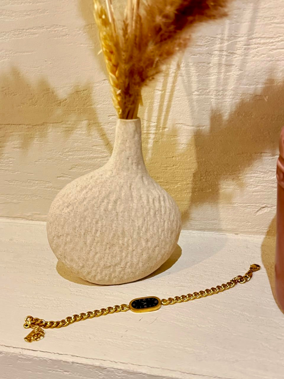 Gold Chain Watch Bracelet